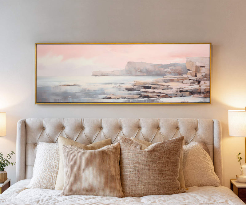 Coastal Cliffs Seascape Canvas Wall Art