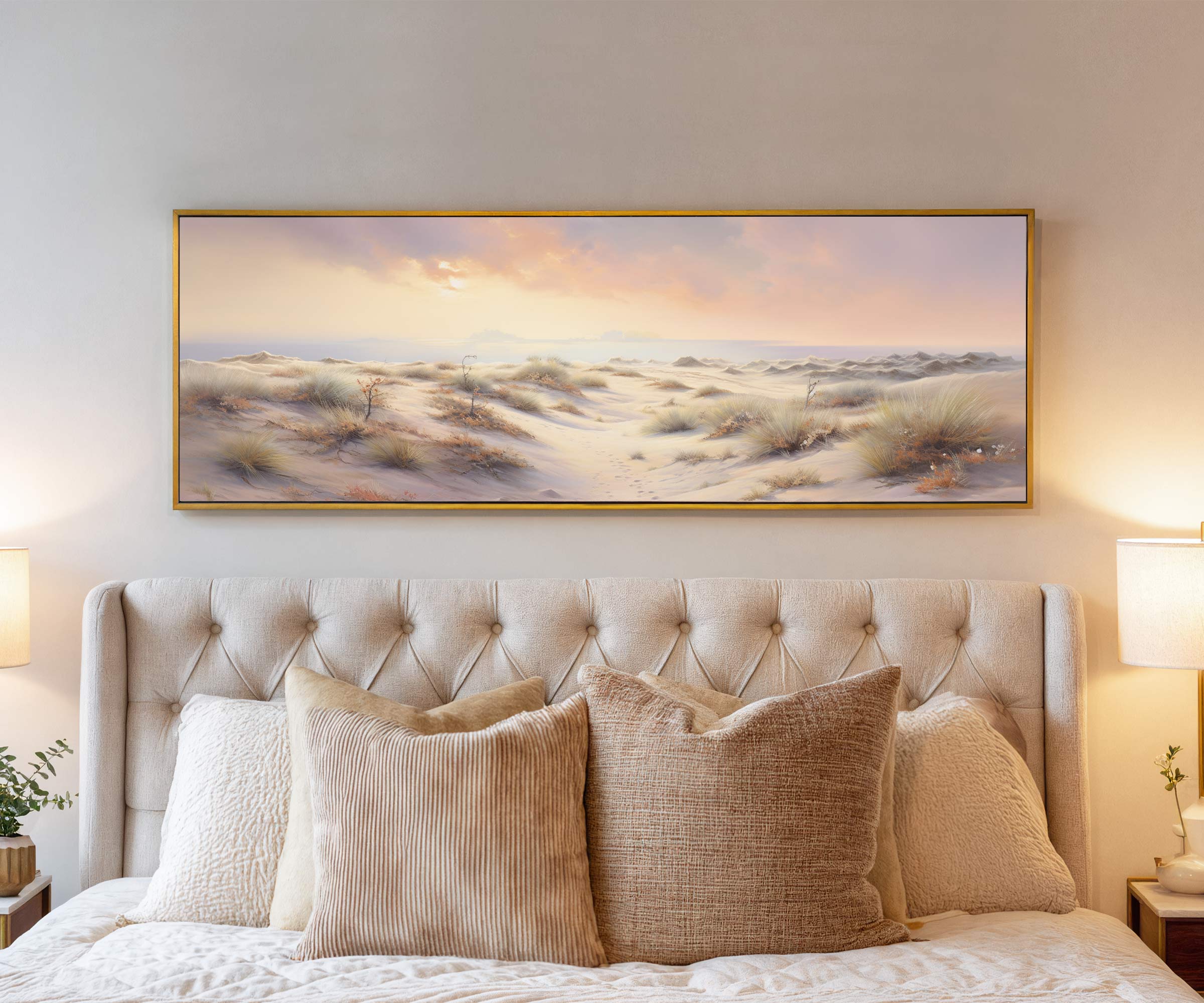 Golden Dunes – Desert Landscape Canvas Art