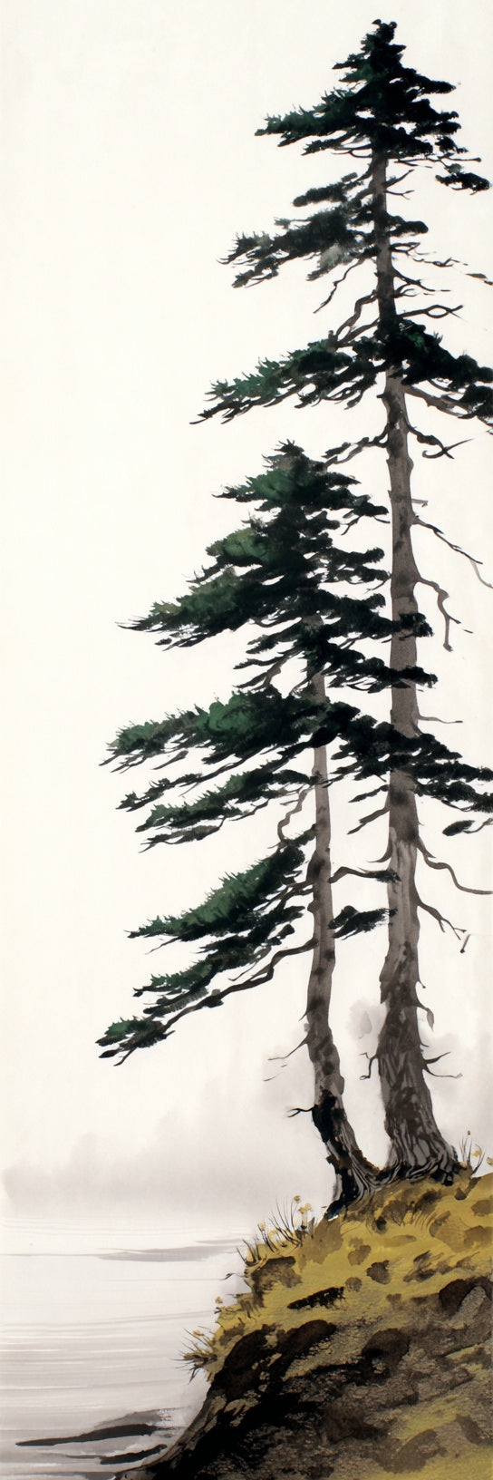 Lone Pine Trees Landscape Canvas Print