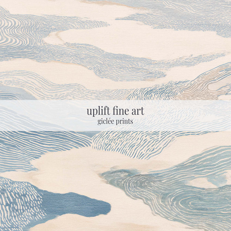 The River Flow Abstract Art Print