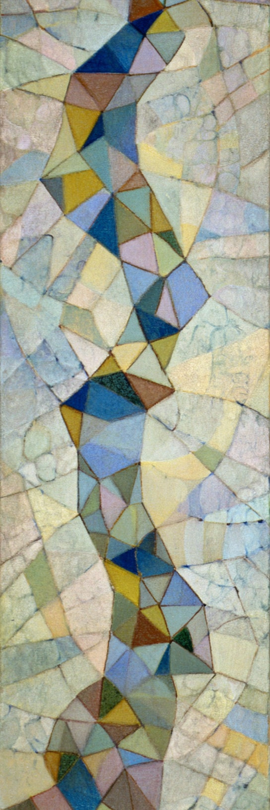 Geometric Mosaic Abstract Canvas Print