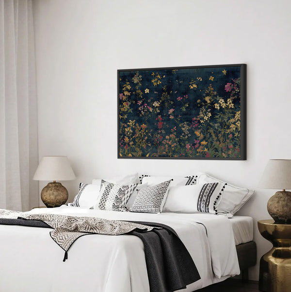 Moody Floral Wall Art Print