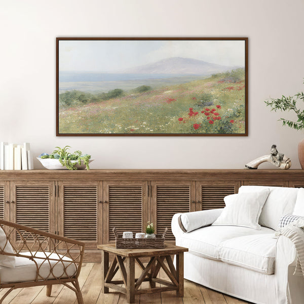 The Wildflower Meadow Landscape Art Print