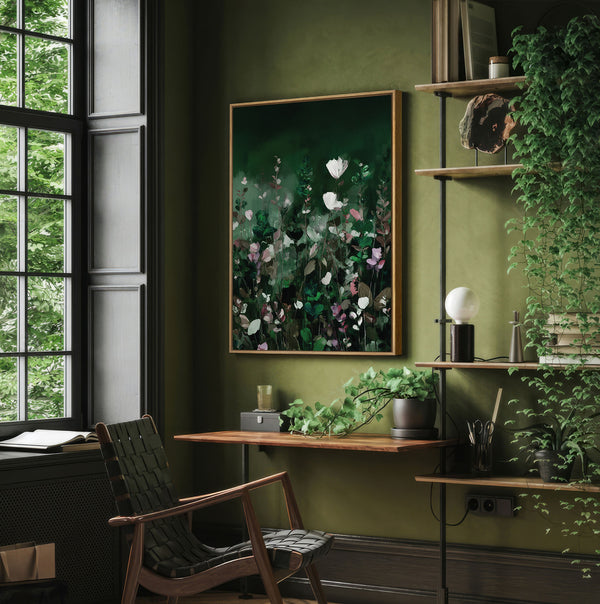 The Enchanted Meadow Abstract Art Print