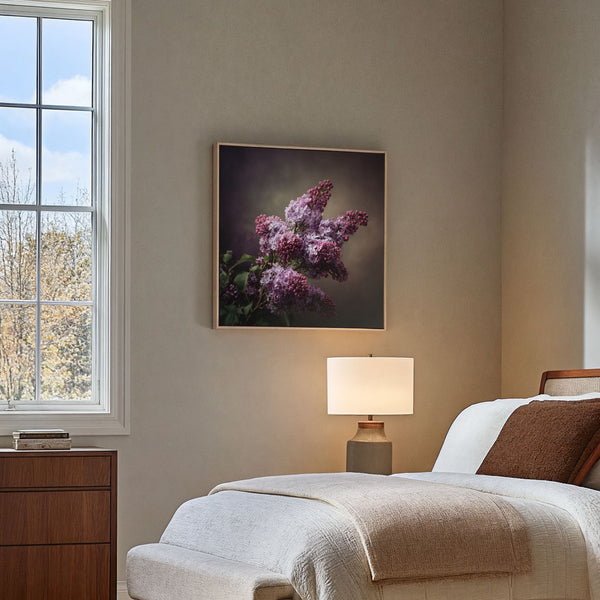 The Opulent Lilac Botanical Canvas Print