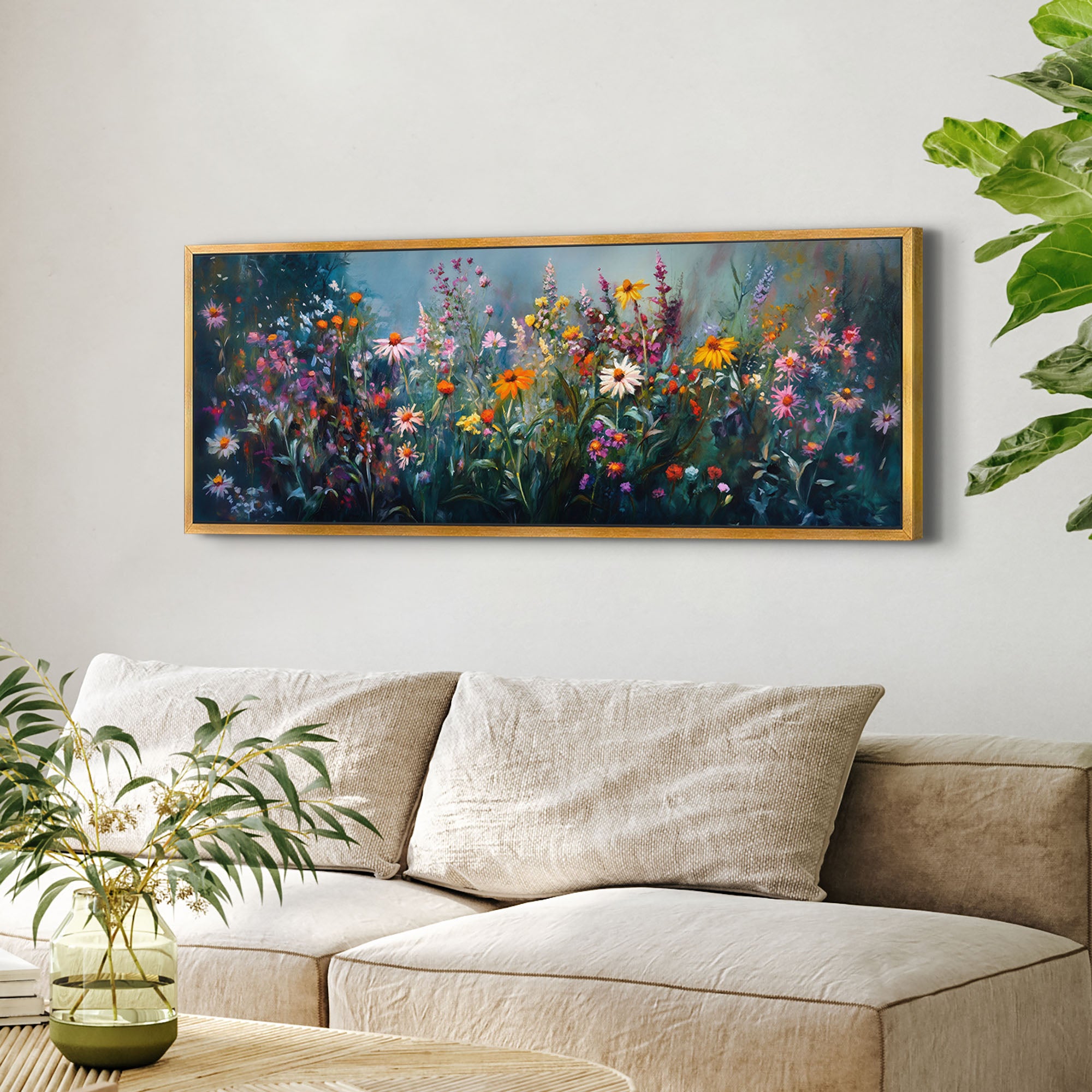 The Flourishing Meadow Panoramic Art Print