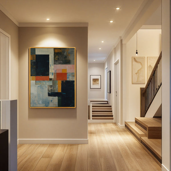 Abstract Geometric Canvas Art Print