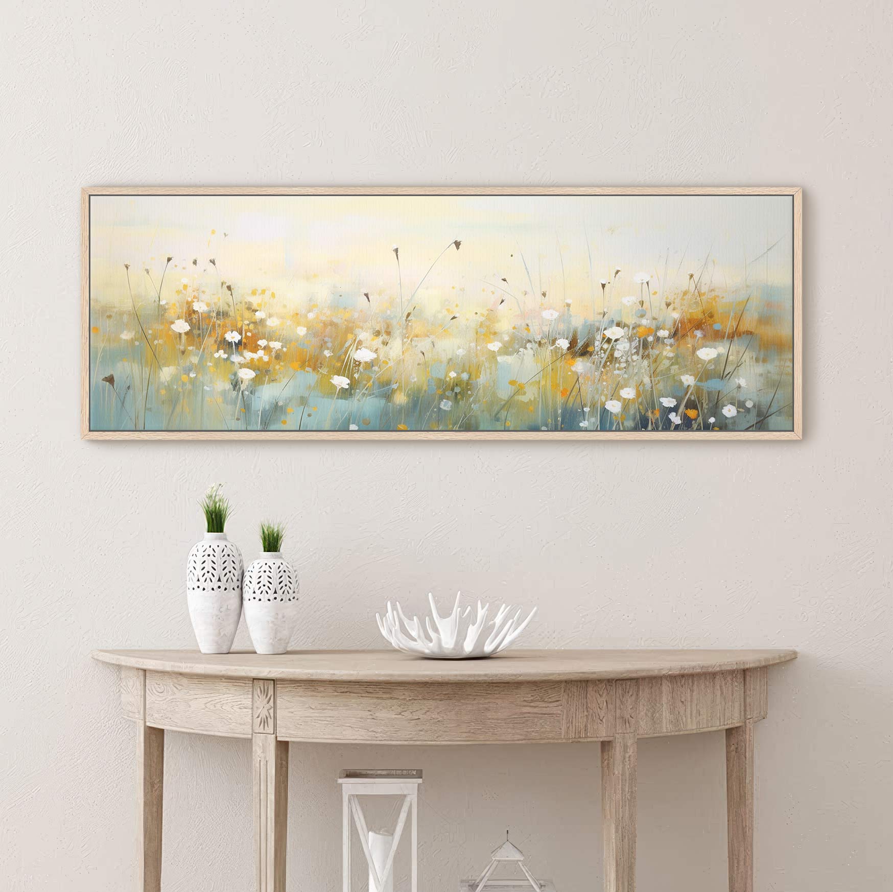 Morning Meadow – Floral Canvas Art
