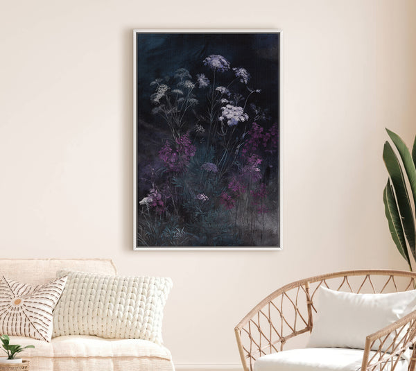 The Midnight Garden Botanical Print