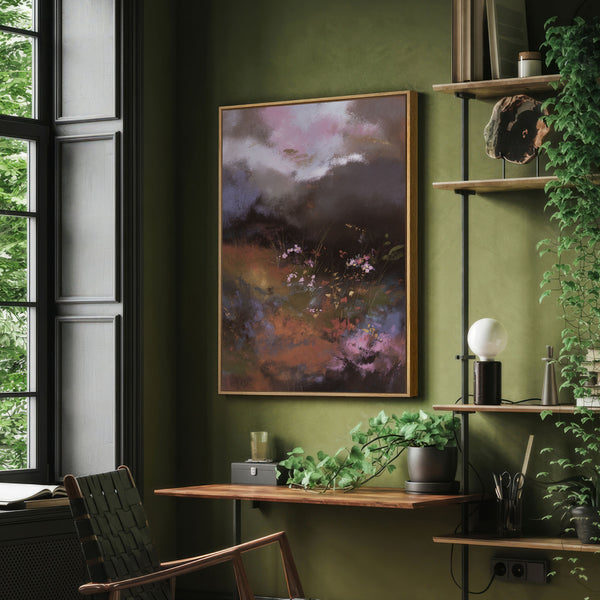 The Enigmatic Bloom Abstract Art Print