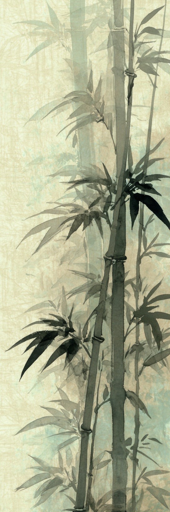Impression sur toile Bambouseraie Zen