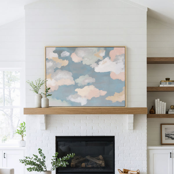 Heavenly Clouds Canvas Art Print