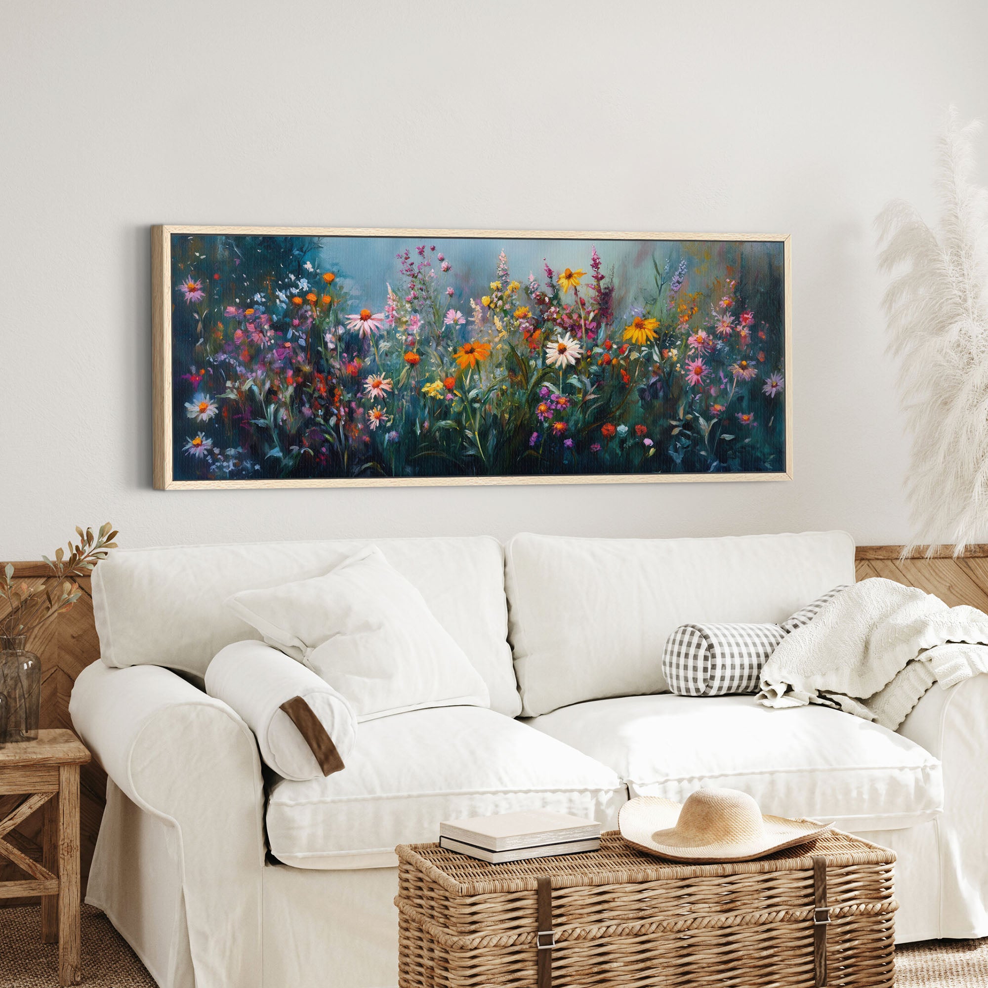 The Flourishing Meadow Panoramic Art Print
