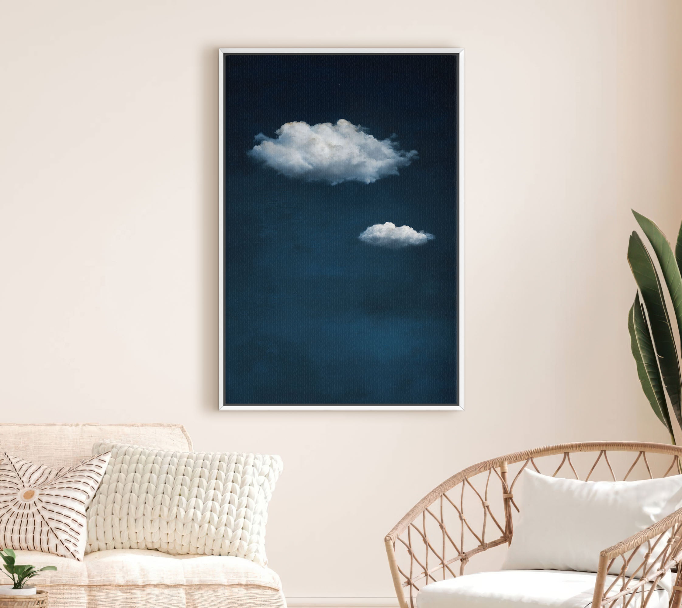 The Midnight Sky Cloudscape Art Print