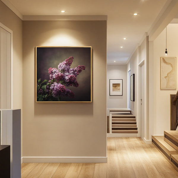 The Opulent Lilac Botanical Canvas Print