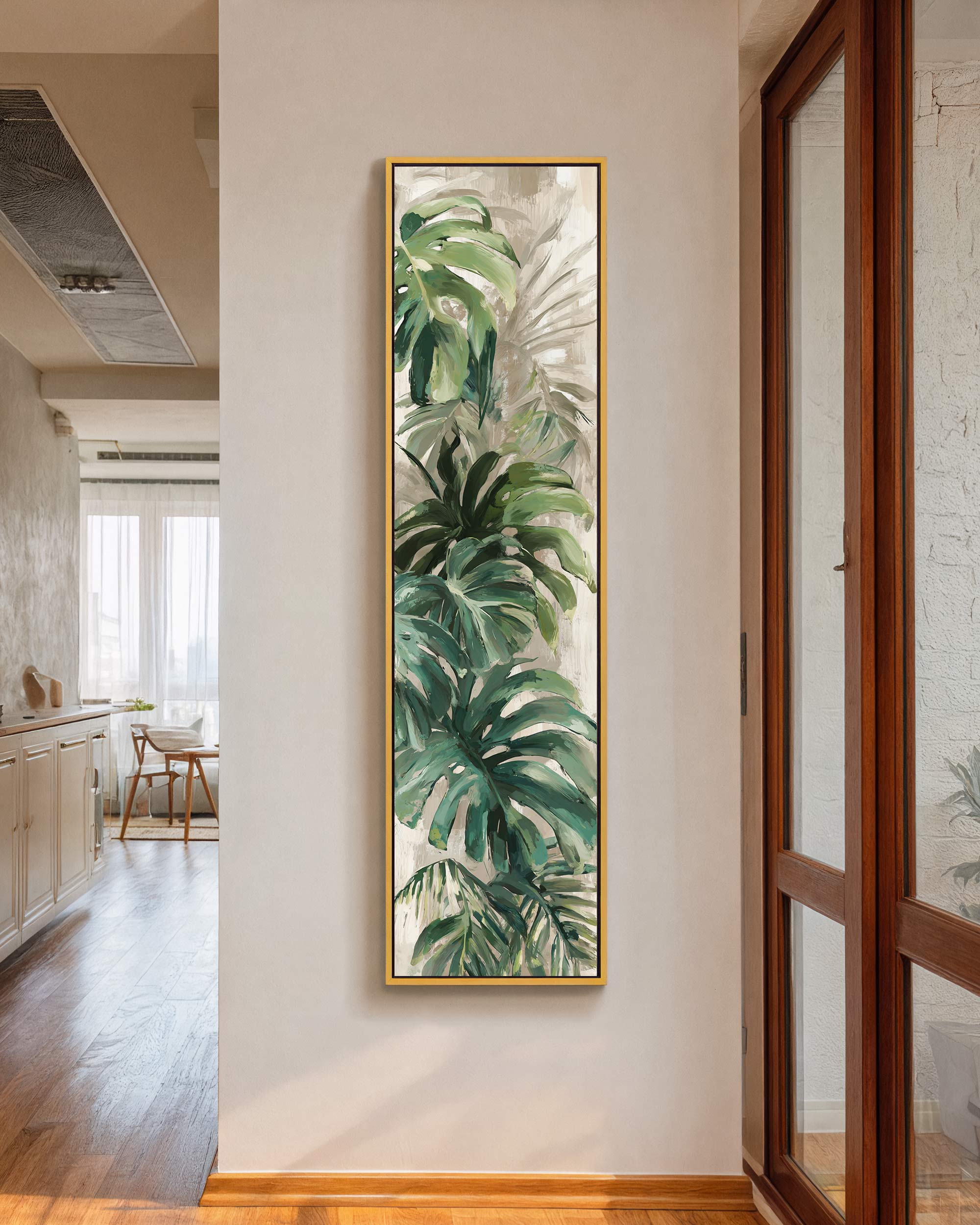 Pine Forest Vertical Canvas Print