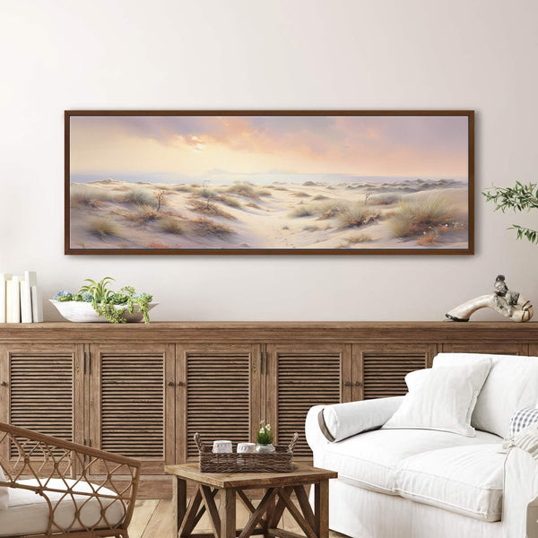 Goldene Dünen – Leinwandbild mit Wüstenlandschaft