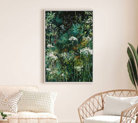 Green Botanical Canvas Art Print