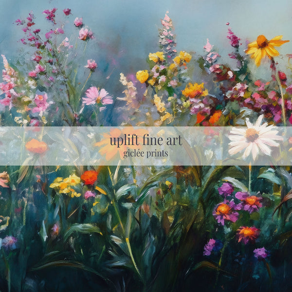 Impression d'art panoramique « Prairie florissante »