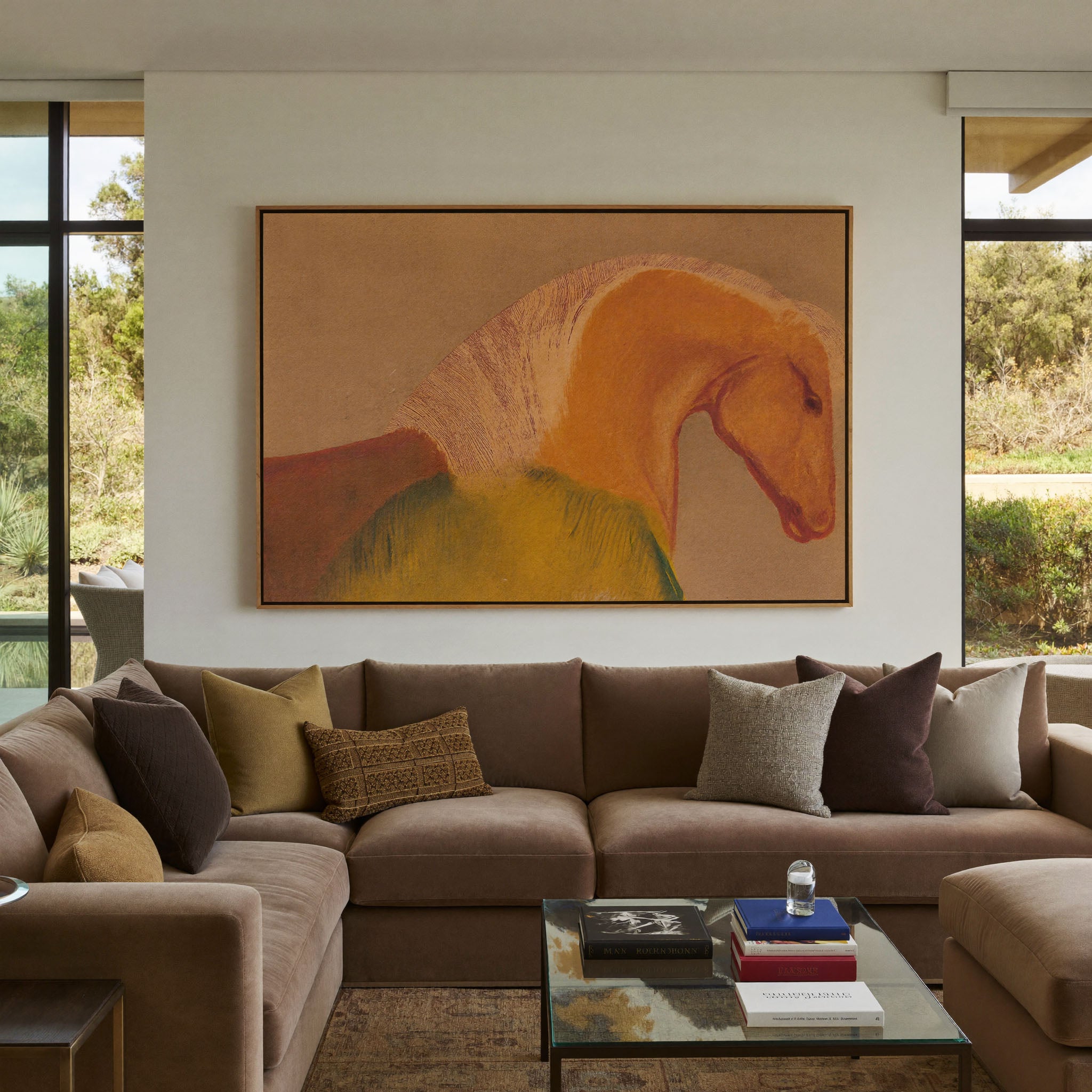 The Quiet One — Abstract Horse Portrait