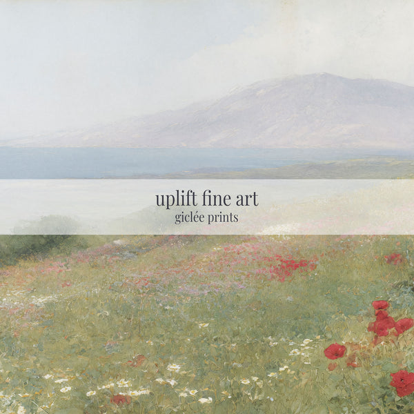 The Wildflower Meadow Landscape Art Print