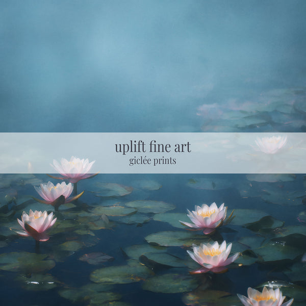 The Ethereal Water Lilies Pond Art Print