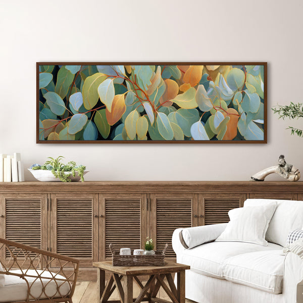 Impression sur toile d'art mural Feuille d'eucalyptus