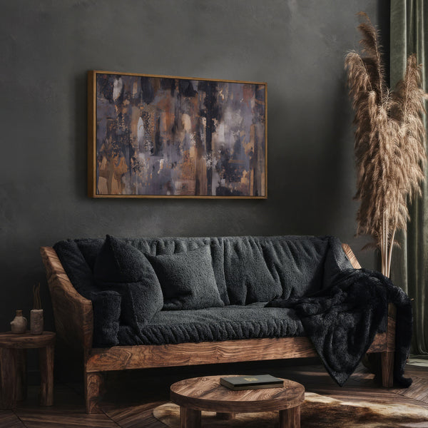 Earthy Abstract Canvas Wall Art