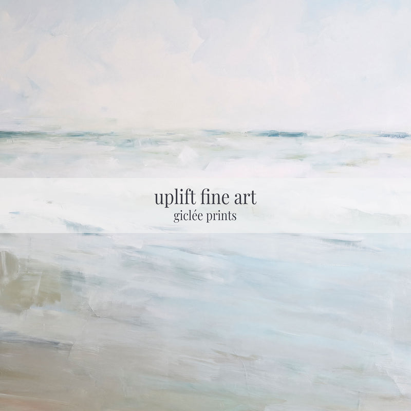 The Coastal Horizon Seascape Art Print