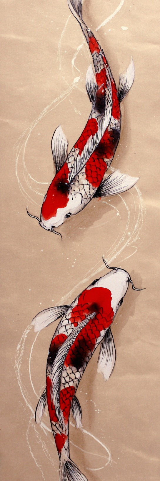 Japanese Koi Fish Zen Canvas Print