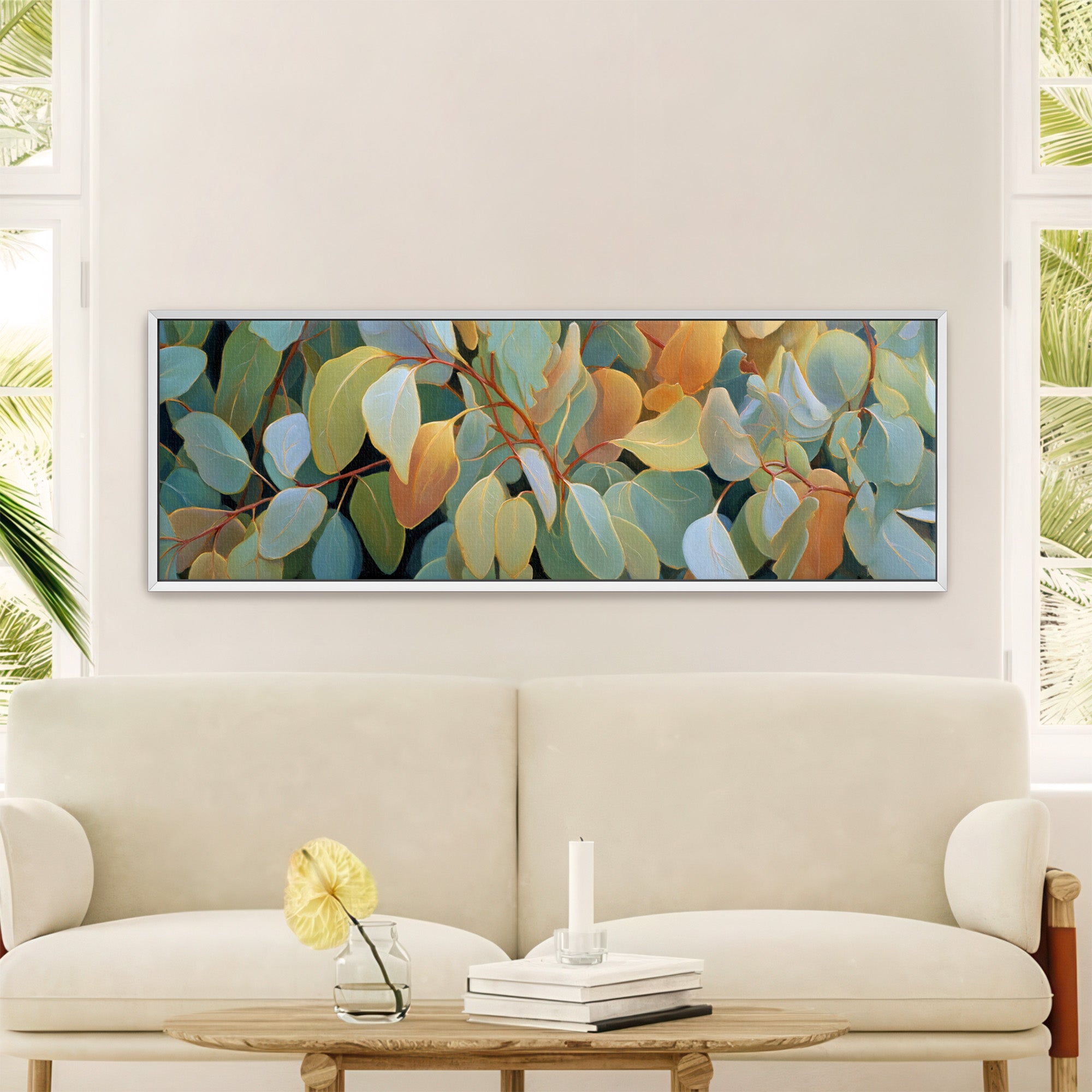 Eucalyptus Leaf Canvas Wall Art Print