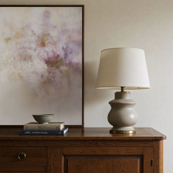 The Ethereal Lilac Bloom Abstract Art Print