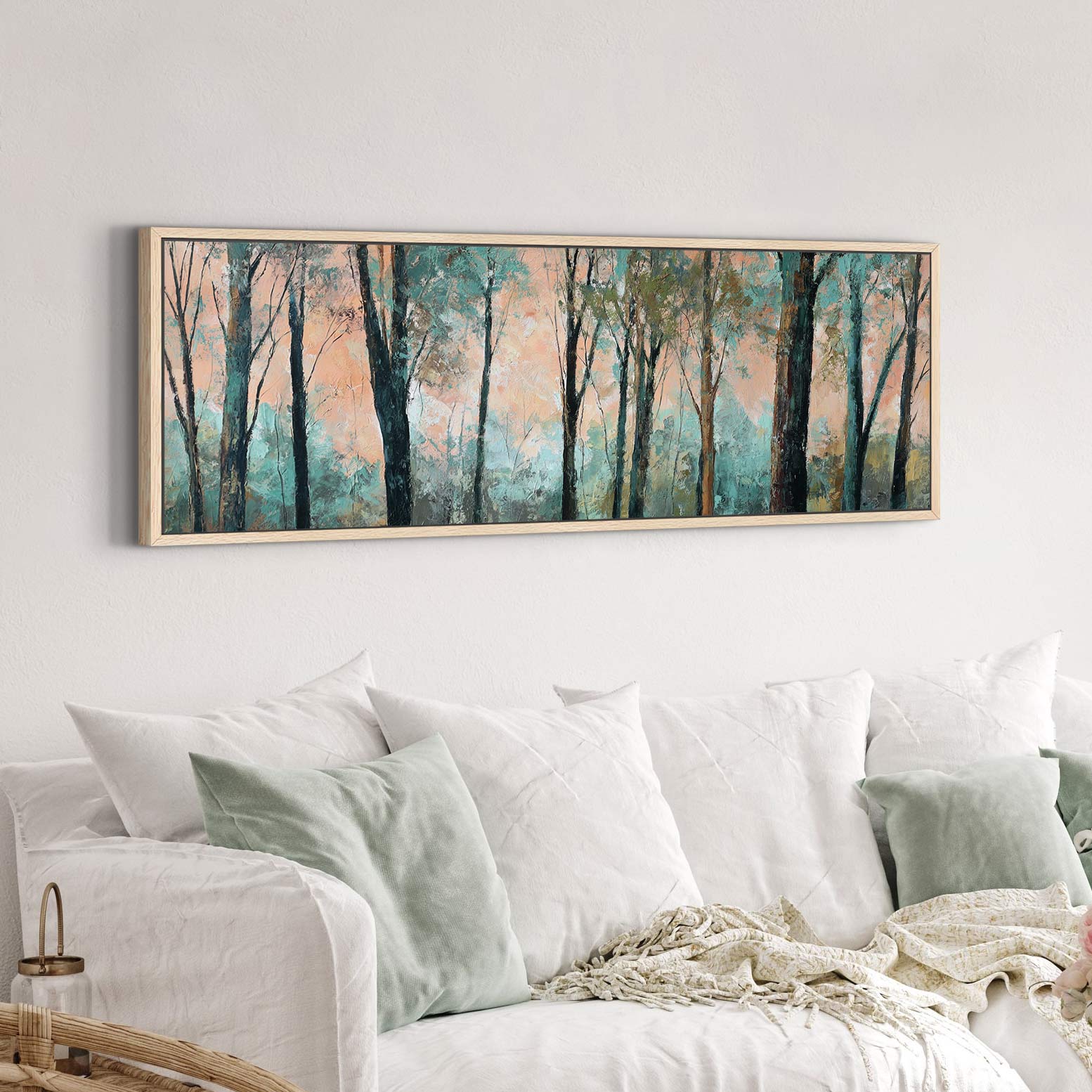 Whispering Grove – Forest Landscape Canvas Art