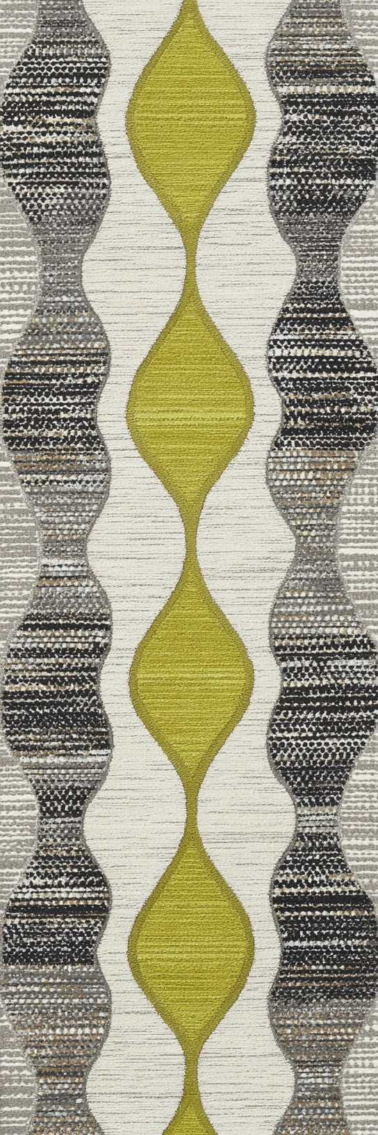 Mid-Century Geometric Abstract Canvas Print