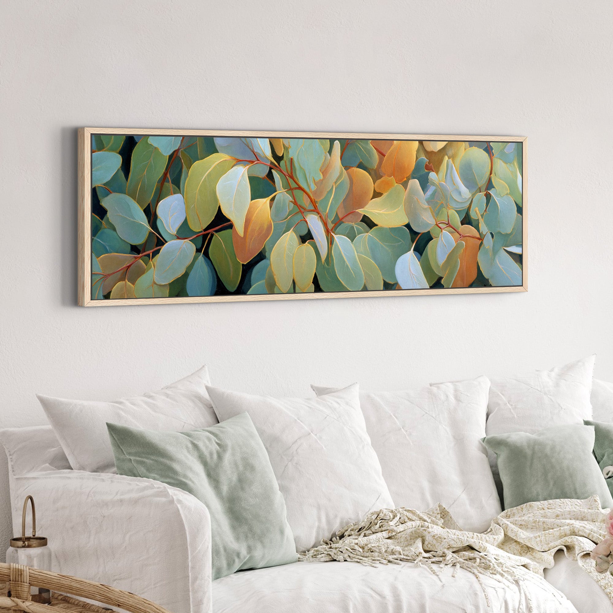 Eucalyptus Leaf Canvas Wall Art Print