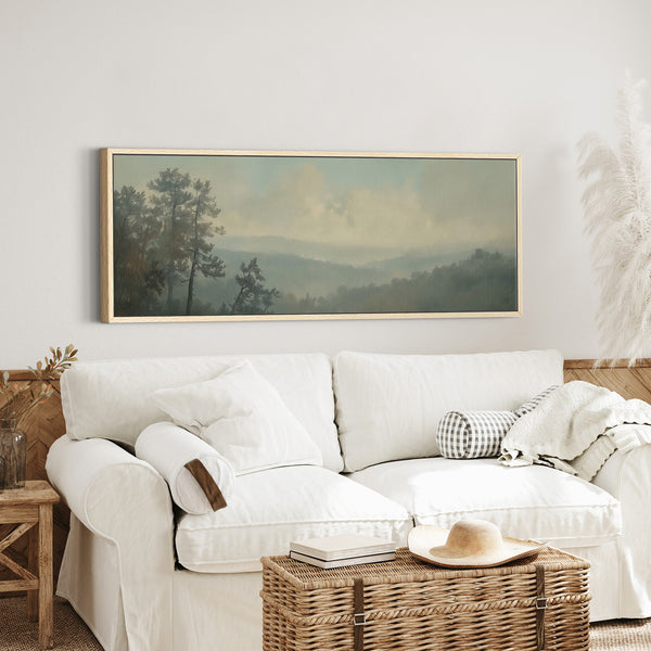 Misty Mountains Canvas Wall Art