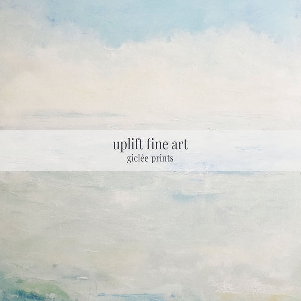 Horizon Whisper Abstract Landscape Art Print