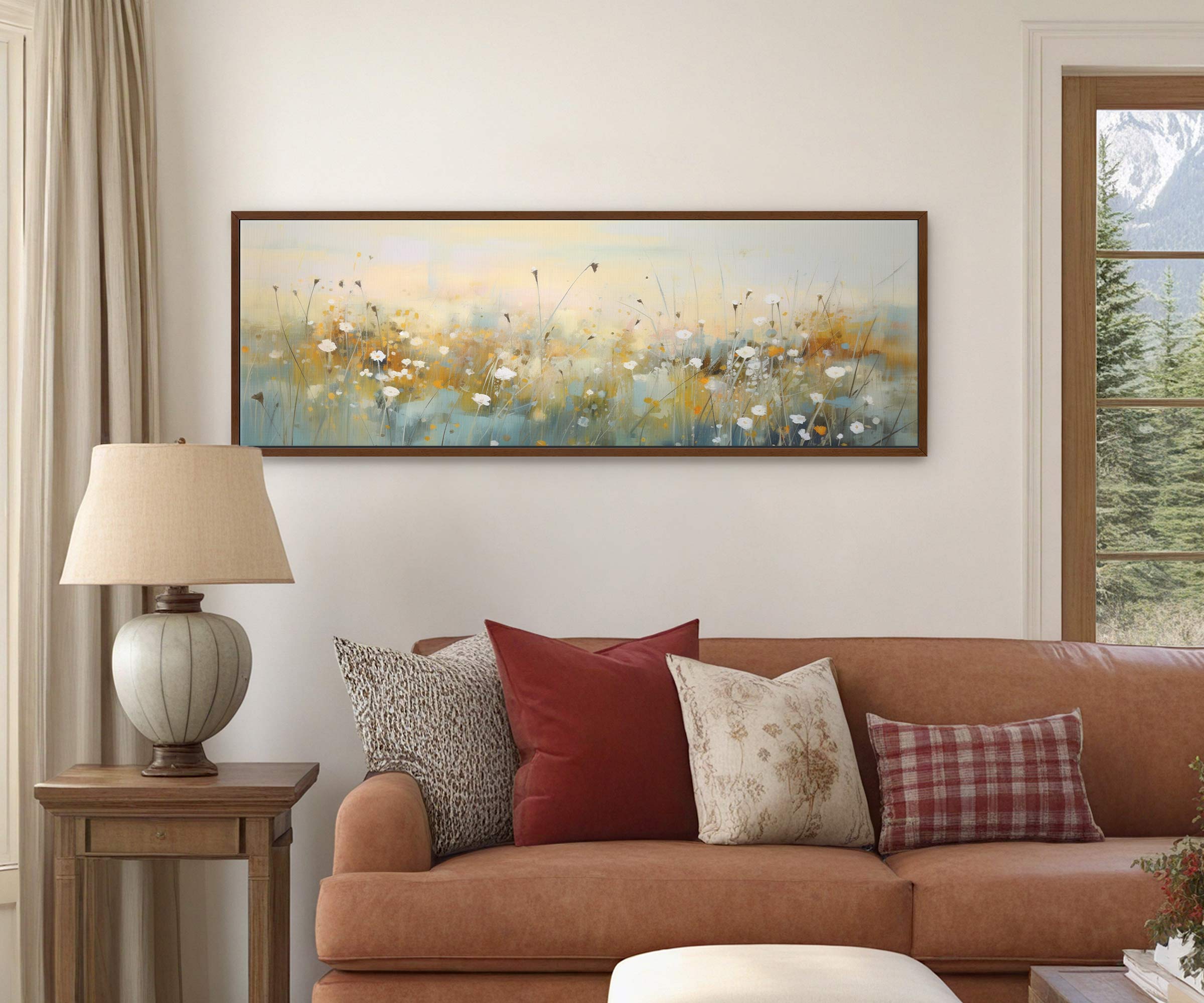 Morning Meadow – Floral Canvas Art