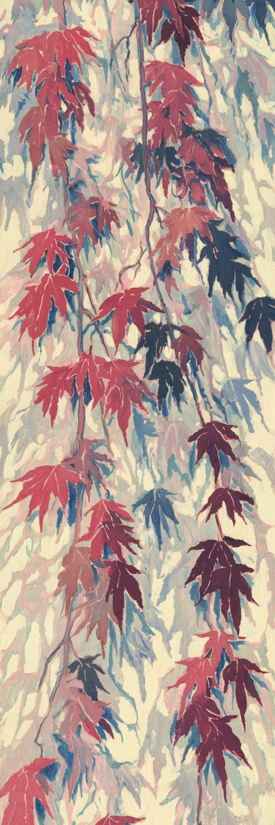 Cascading Red Maple Branches Canvas Print