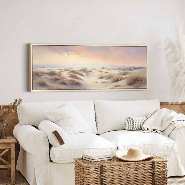 Goldene Dünen – Leinwandbild mit Wüstenlandschaft