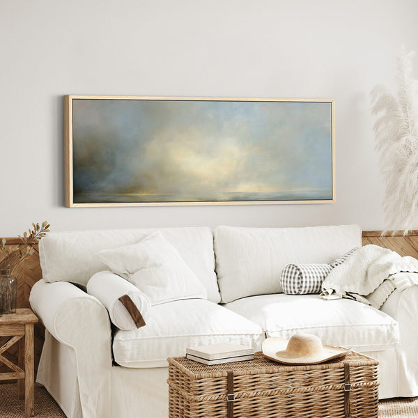 Golden Horizon Canvas Wall Art