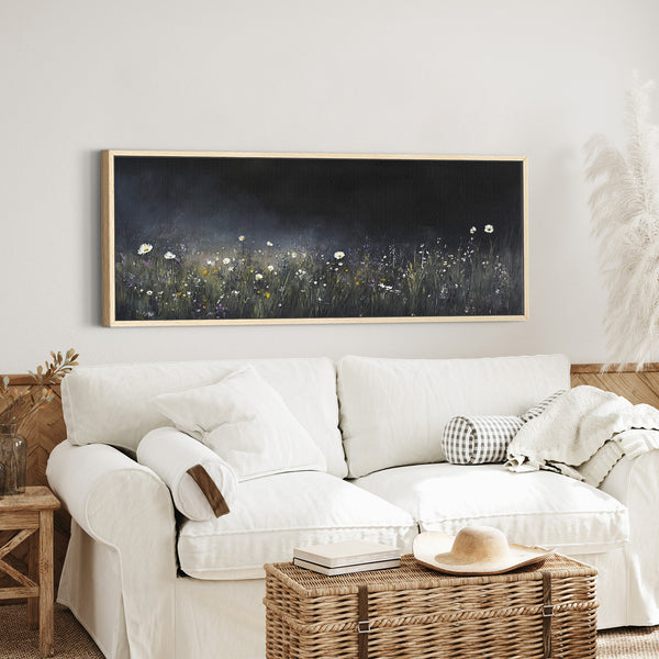 Midnight Meadow Canvas Wall Art