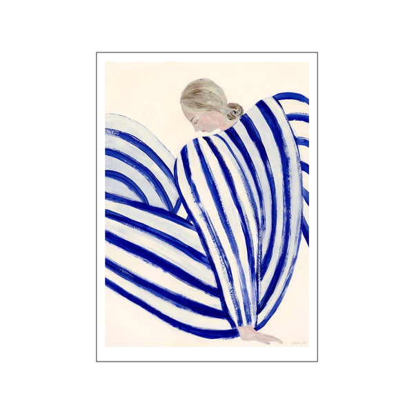 Blue Stripe At Concorde Art Print
