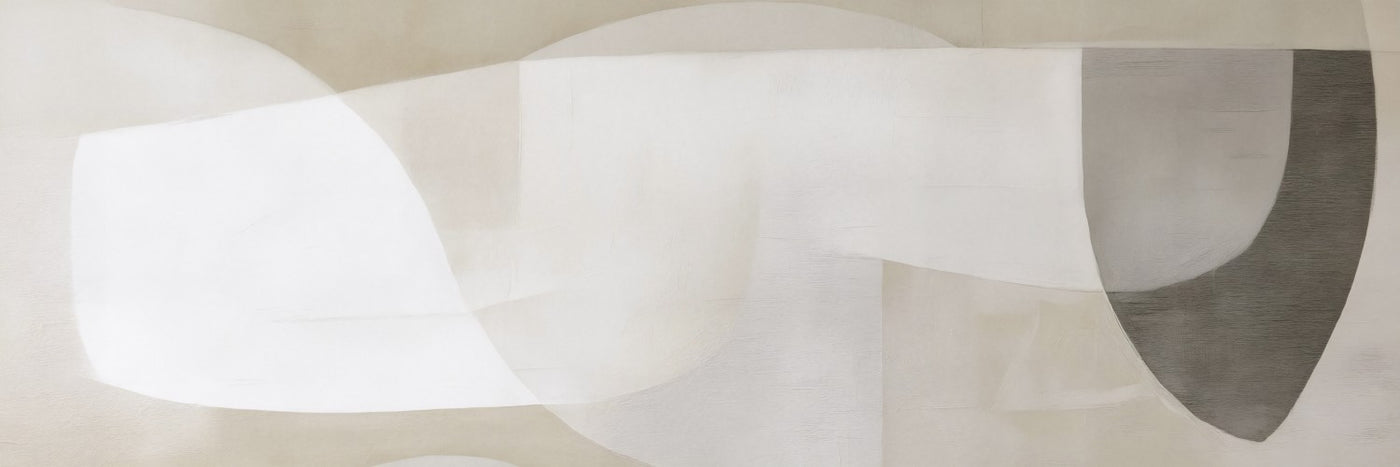 Neutral Abstract Canvas Wall Art