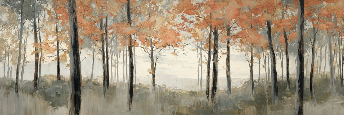 Autumn Forest Trees Canvas Print