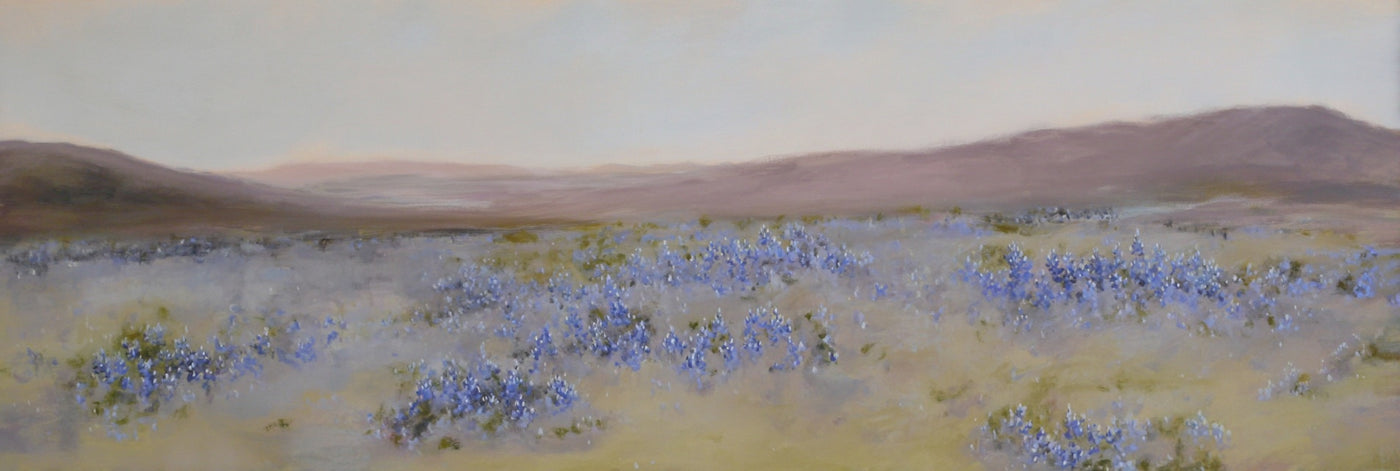 Bluebonnet Field Landscape Canvas Print