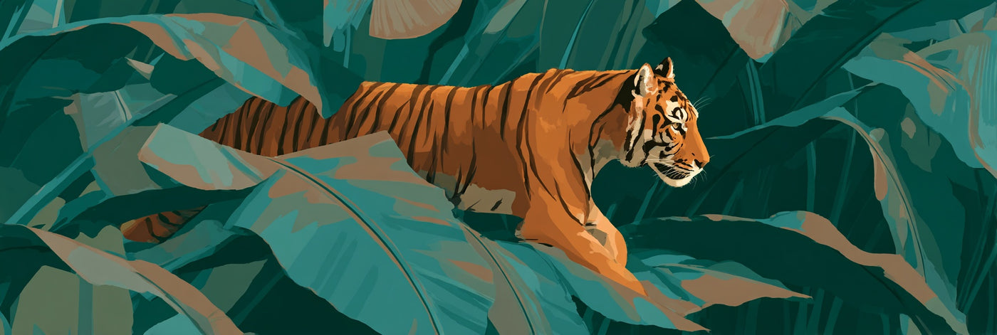 Tiger Jungle Canvas Print