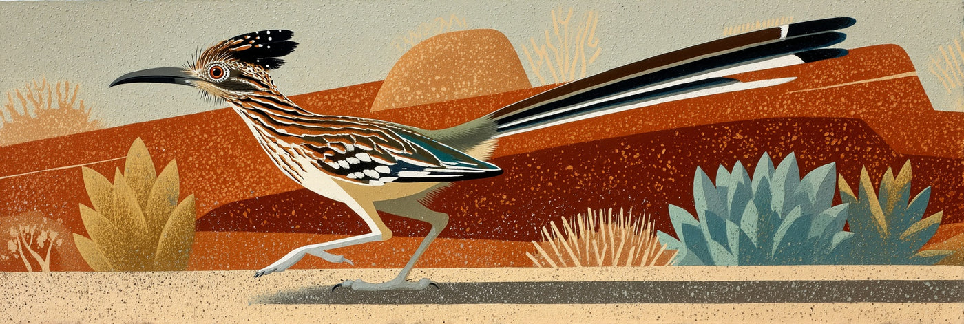 Desert Roadrunner Canvas Print