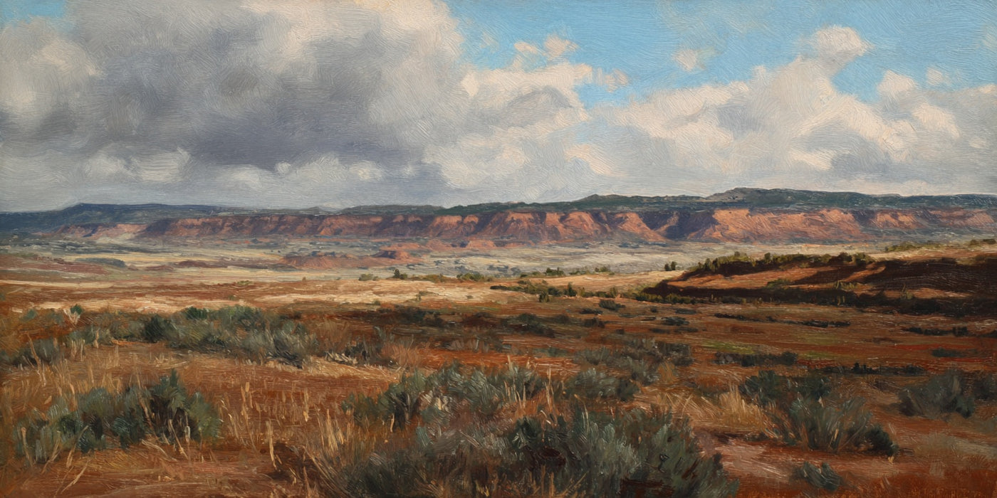 Desert Landscape Canvas Print