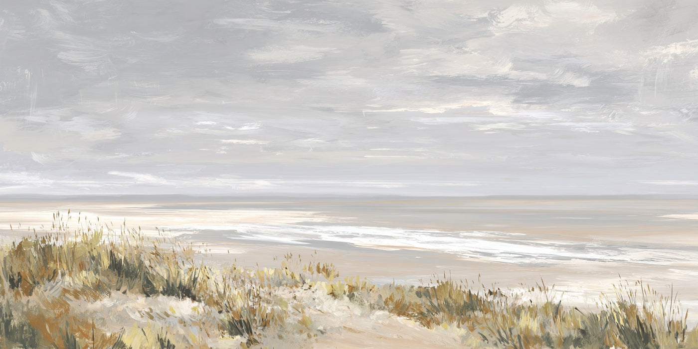 Coastal Grassland Horizon Canvas Print